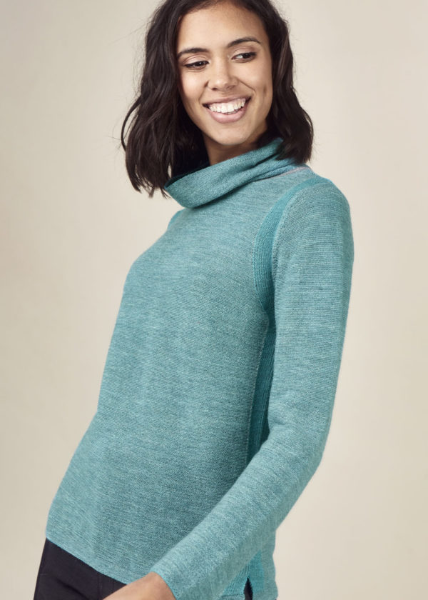 Baby Alpaca Pull City Turquoise