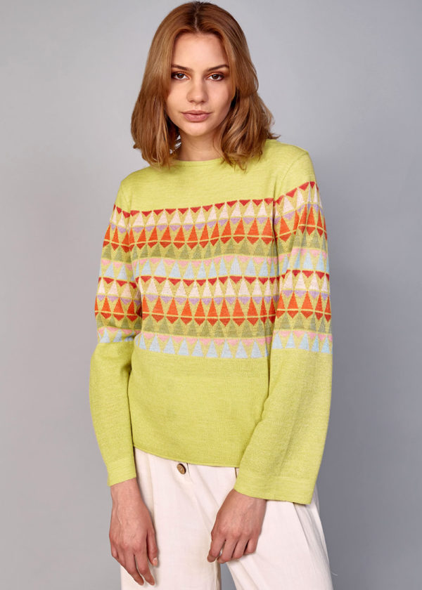 Baby Alpaca Pull Yellow Lemon