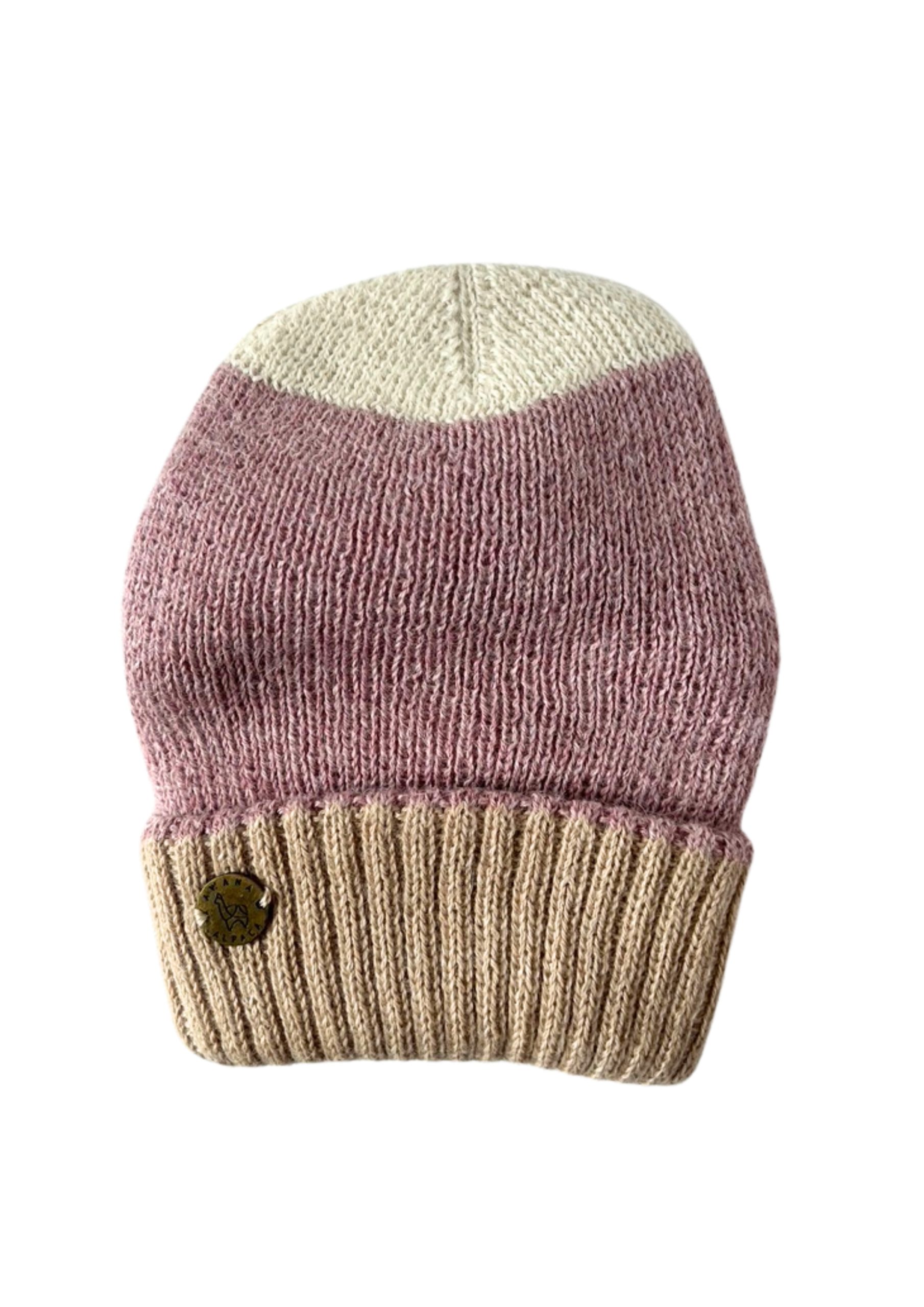 Beanie Happy Rose reversible