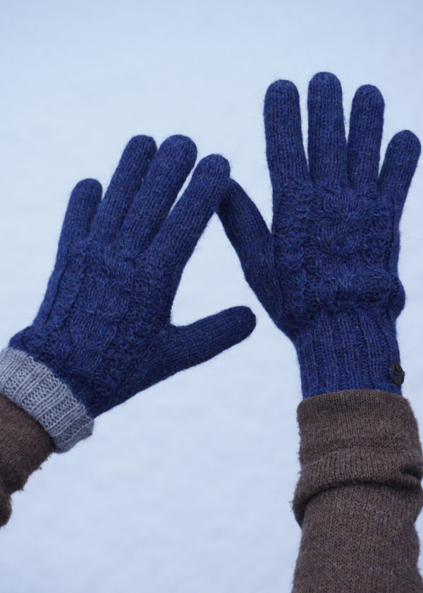 Gloves reversibles Blue Jean & gray