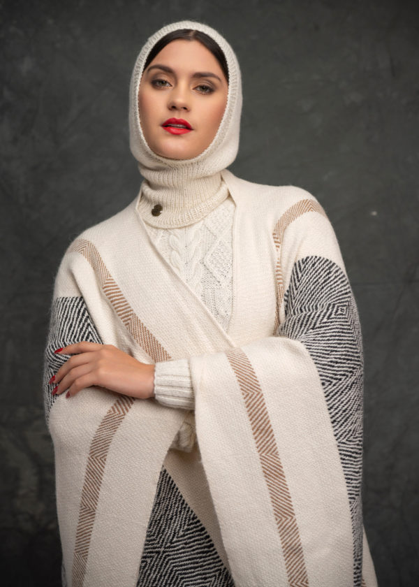 Baby Alpaca Balaclava White