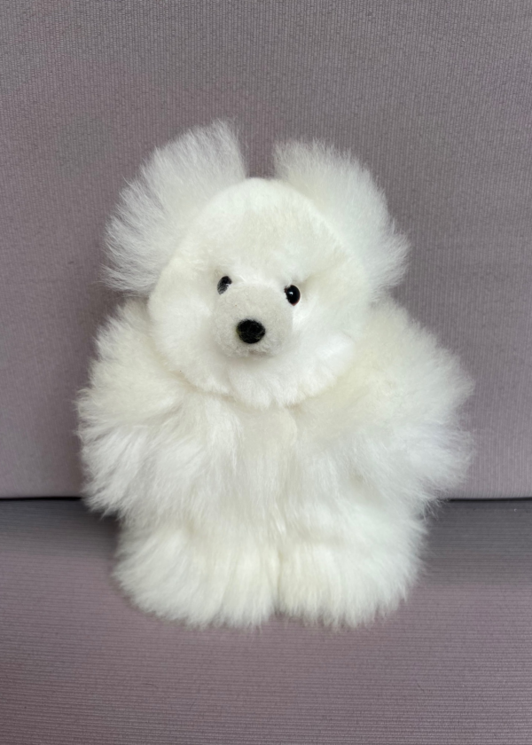 Bubu Teddy Bear White S/M Baby Alpaca