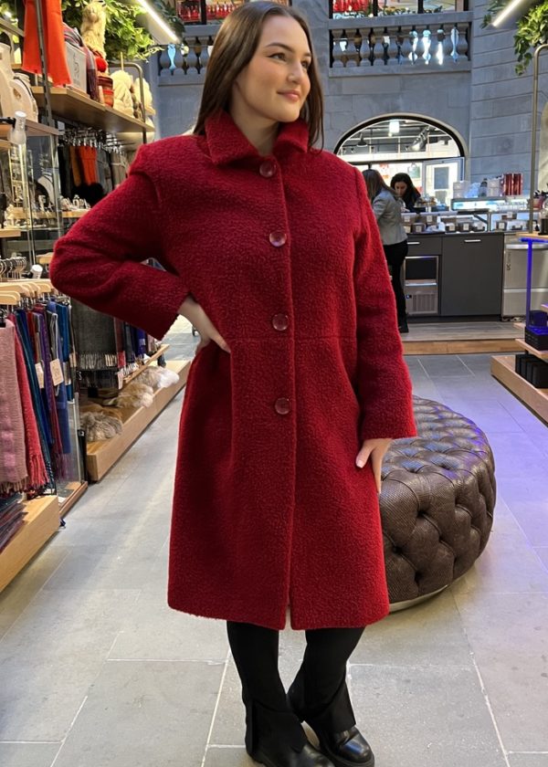 Alpaca Coat Red