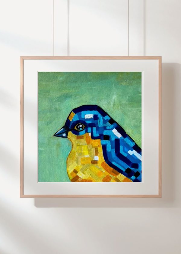 Blue Diamond Bird