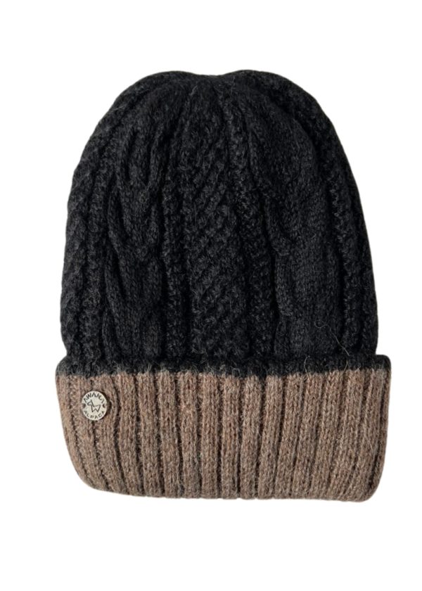 Beanie Black reversible - Irlanda